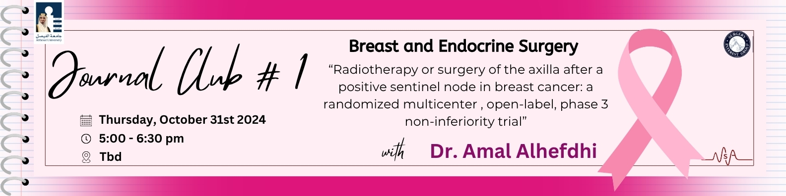 SIG coverage of Breast Cancer Journal Club
