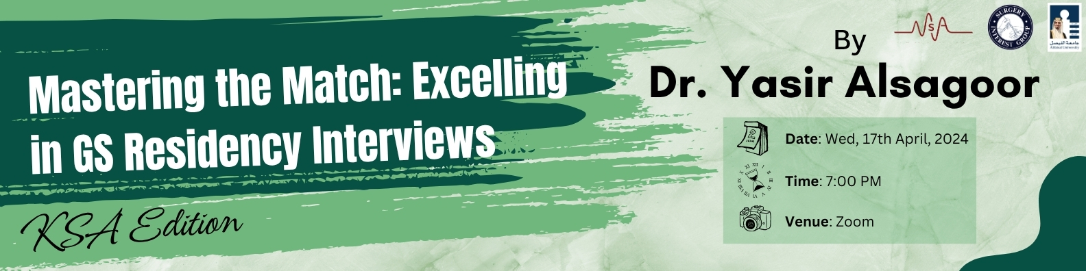 SIG coverage of Excelling in General Surgery Residency Interviews